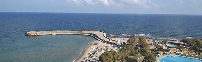 aerial photo of Kalimera Kriti Hotel and Sisi village